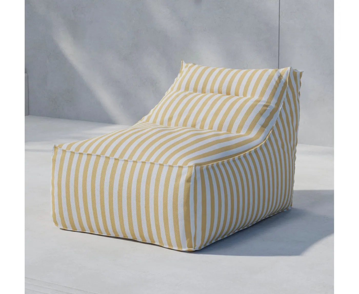 Venture Home Redang Solstol White/Yellow Striped