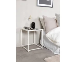 Venture Home Staal Sidobord Vit 46cm