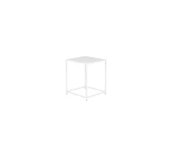 Venture Home Staal Sidobord Vit 46cm