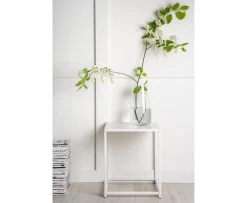 Venture Home Staal Sidobord Vit 46cm
