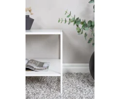Venture Home Staal Sidobord Vit 51cm