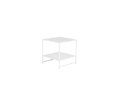 Venture Home Staal Sidobord Vit 51cm