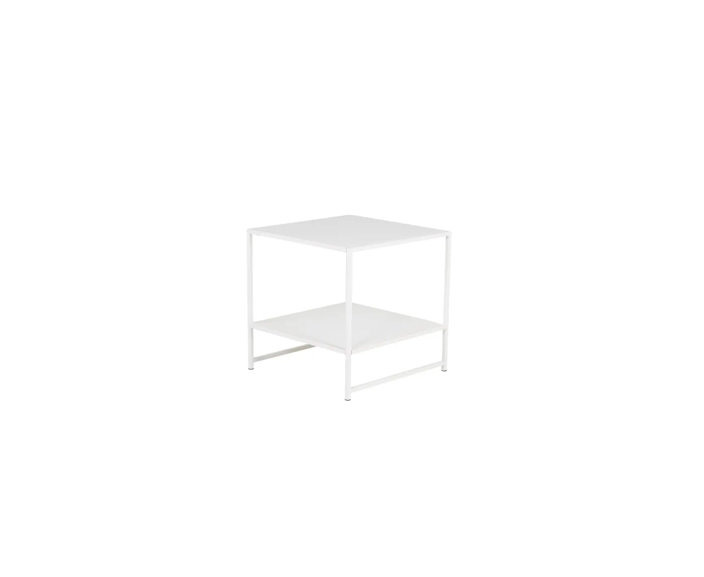 Venture Home Staal Sidobord Vit 51cm
