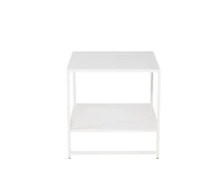 Venture Home Staal Sidobord Vit 51cm