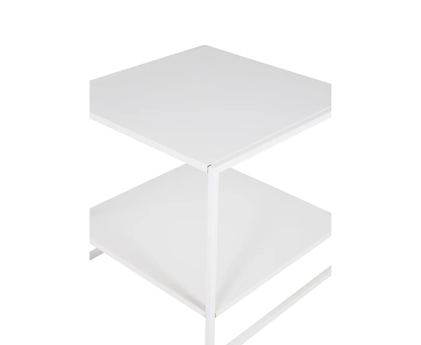Venture Home Staal Sidobord Vit 51cm