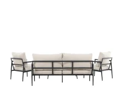 Venture Home Taromina Loungeset Black/Beige