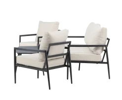 Venture Home Taromina Loungeset Black/Beige