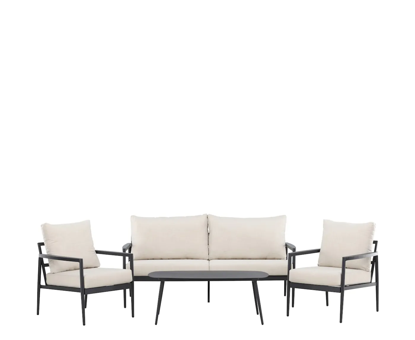 Venture Home Taromina Loungeset Black/Beige