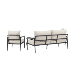Venture Home Taromina Loungeset Black/Beige