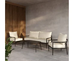 Venture Home Taromina Loungeset Black/Beige