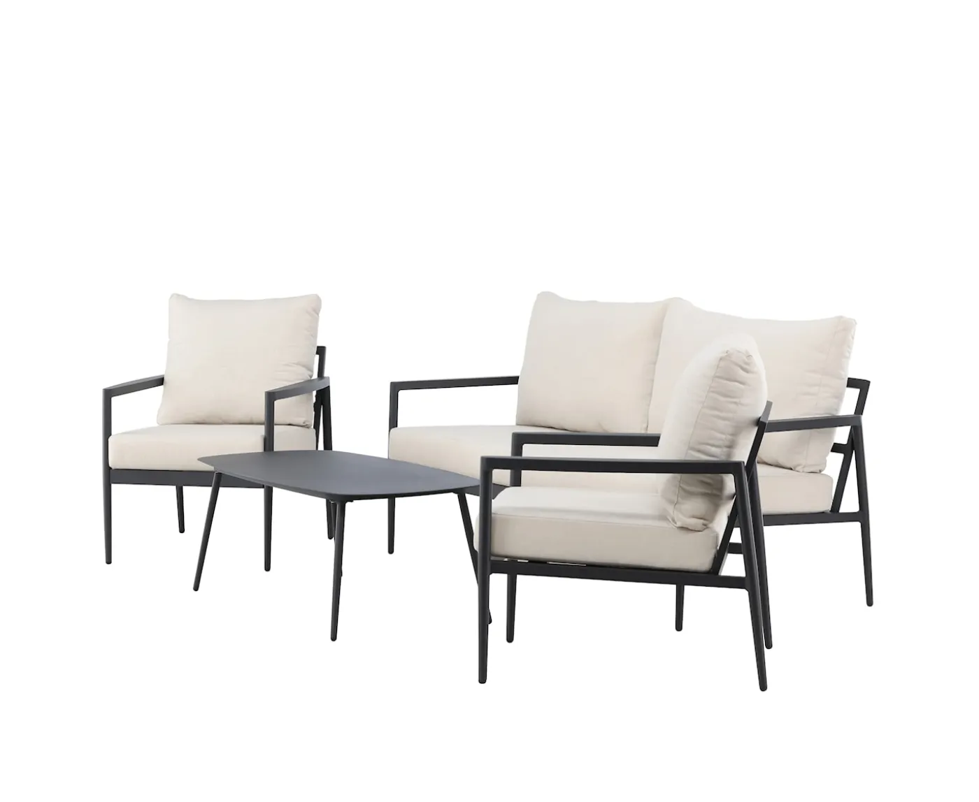 Venture Home Taromina Loungeset Black/Beige