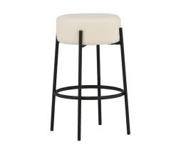 Venture Home Tucson Barstol Vit Boucle Large