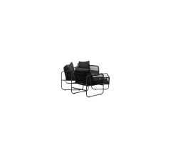Venture Home Utah Lounge Set Svart