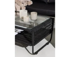 Venture Home Utah Lounge Set Svart