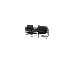 Venture Home Utah Lounge Set Svart