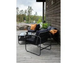 Venture Home Utah Lounge Set Svart