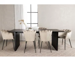 Venture Home Vail Matbord Svart 200cm
