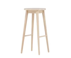 Vind Mollösand Barstol Vitpigmenterad 75cm