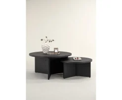 Vind Saltö Soffbord Black Ø65