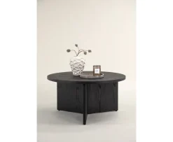 Vind Saltö Soffbord Black Ø65