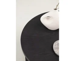 Vind Saltö Soffbord Black Ø82