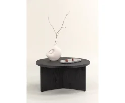 Vind Saltö Soffbord Black Ø82