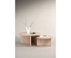 Vind Saltö Soffbord Whitewash Ø65