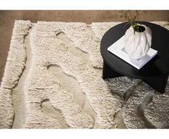Vind Trondheim x Josefin Lustig Ullmatta Beige/White 200x300