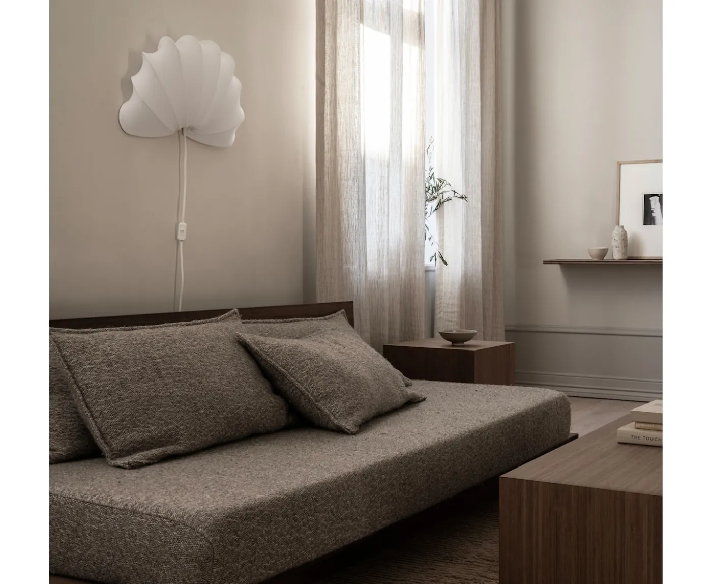 Watt & Veke Anna Vägglampa Cotton White Large