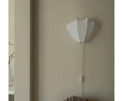 Watt & Veke Anna Vägglampa Cotton White Small