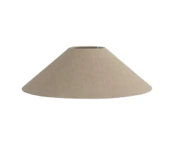 Watt & Veke Basic Flat Lampskärm Natural 36cm