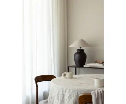 Watt & Veke Basic Flat Lampskärm Natural 42cm