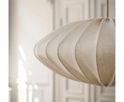 Watt & Veke Ellipse Taklampa Linne Natural 80