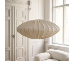 Watt & Veke Ellipse Taklampa Linne Natural 80