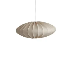 Watt & Veke Ellipse Taklampa Linne Natural 65cm