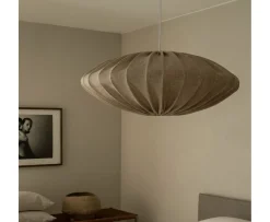 Watt & Veke Ellipse Taklampa Linne Sand 80