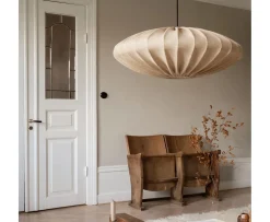 Watt & Veke Ellipse Taklampa Linne Sand 65cm