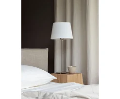 Watt & Veke Line Lampfot Matt Chrome 45cm