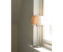 Watt & Veke Line Lampfot Matt Chrome 45cm