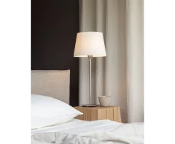 Watt & Veke Line Lampfot Matt Chrome 45cm