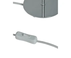 Watt & Veke Line Lampfot Silver 35cm