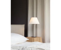 Watt & Veke Line Lampfot Silver 35cm