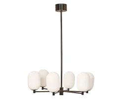 Watt & Veke Noor Taklampa Opal/Black 65cm