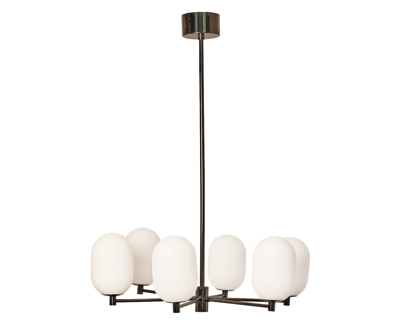 Watt & Veke Noor Taklampa Opal/Black 65cm
