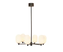 Watt & Veke Noor Taklampa Opal/Black 65cm