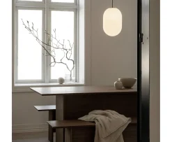 Watt & Veke Noor Taklampa Opal/Black Large