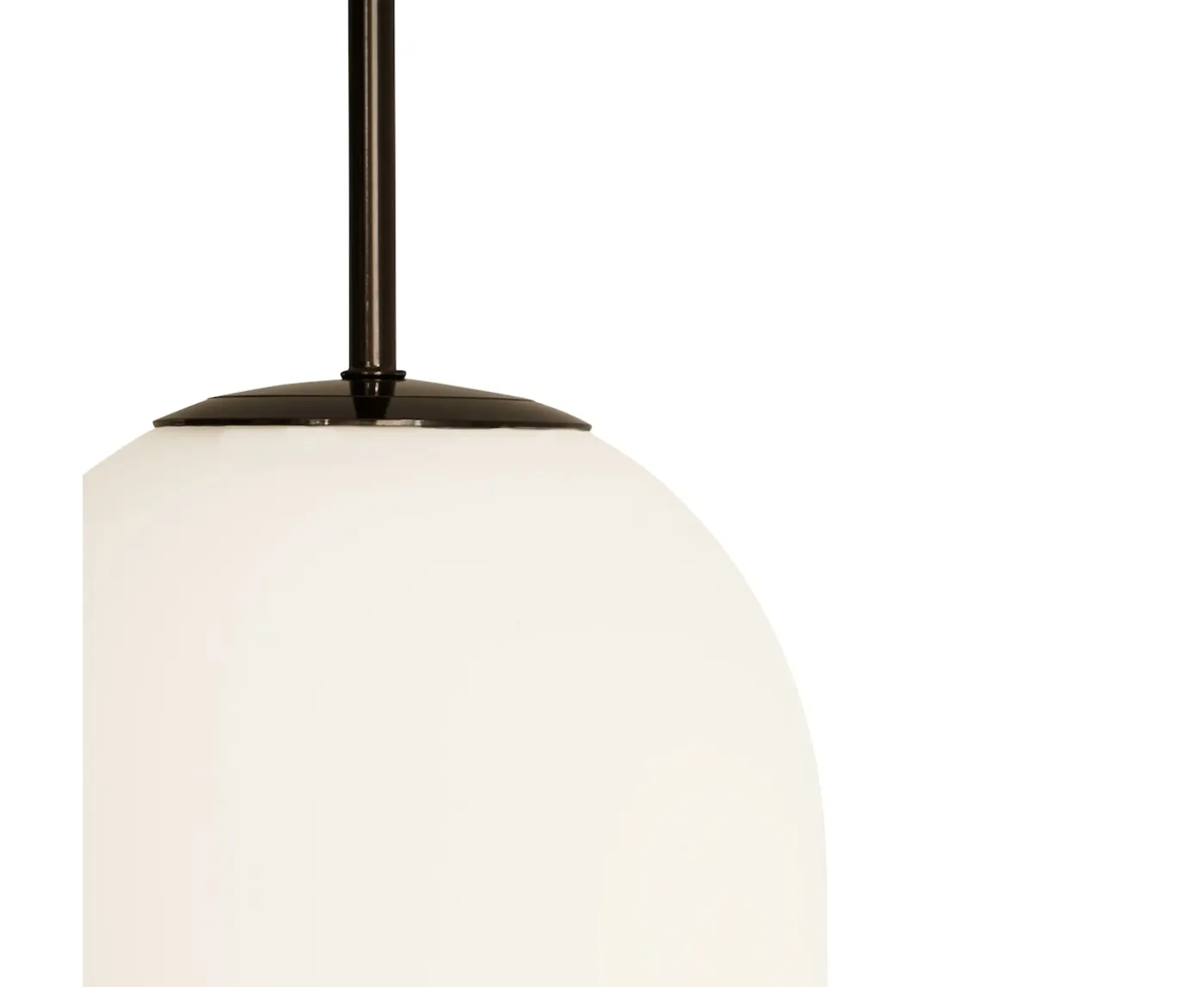 Watt & Veke Noor Taklampa Opal/Black Large