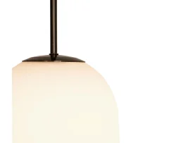 Watt & Veke Noor Taklampa Opal/Black Medium