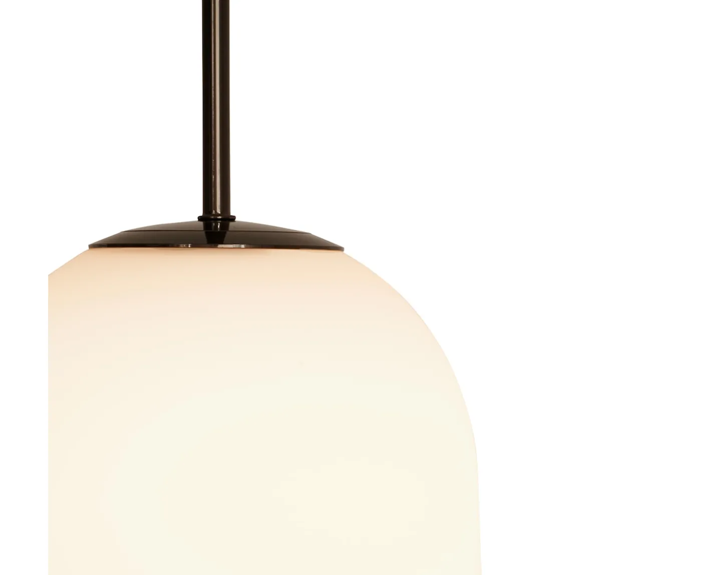 Watt & Veke Noor Taklampa Opal/Black Medium
