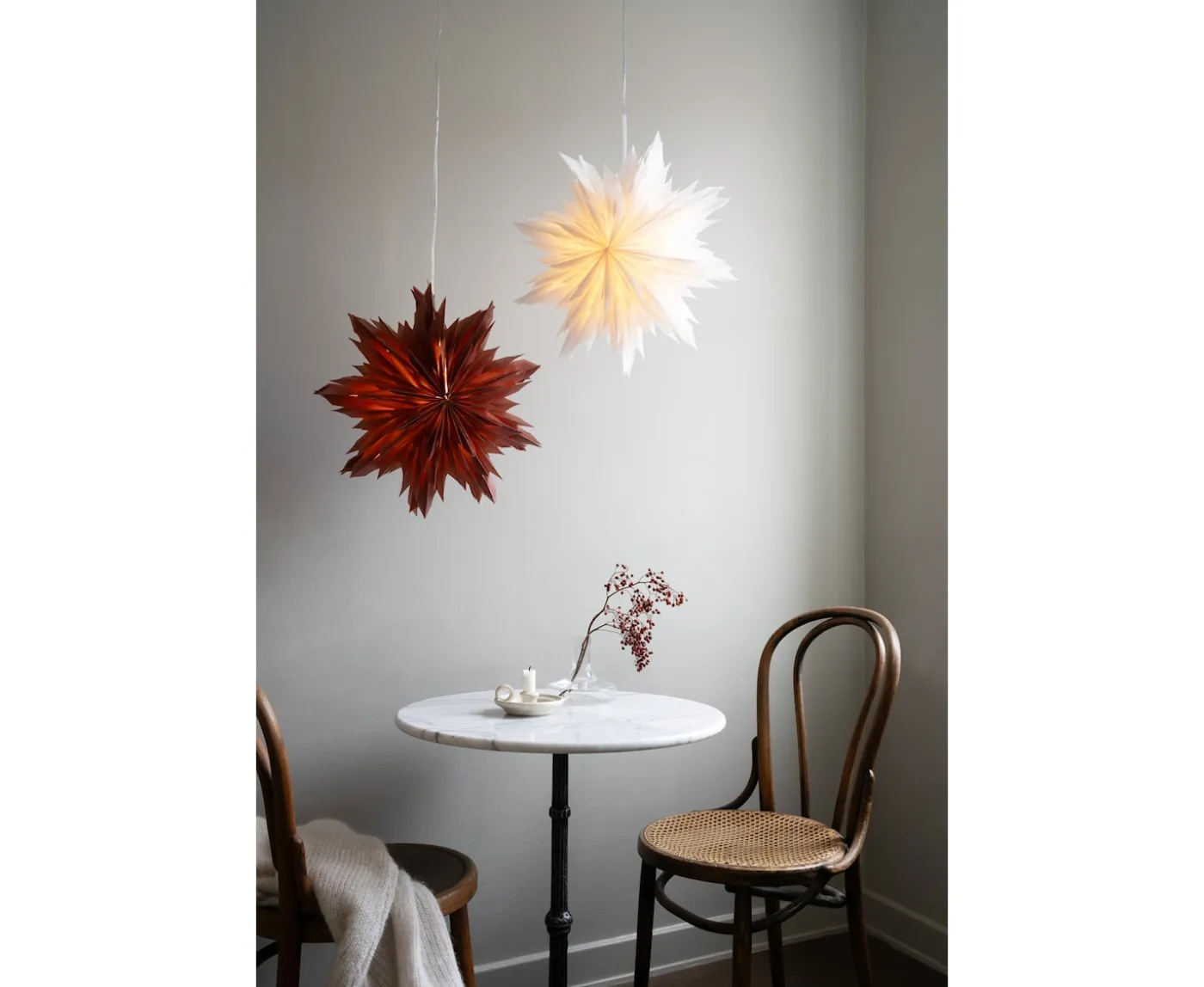 Watt & Veke Oslo Julstjärna Red Ochre 44cm